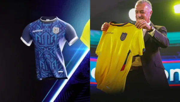 Gustavo Alfaro habló en la presentación de la camiseta de Ecuador y se robó el show