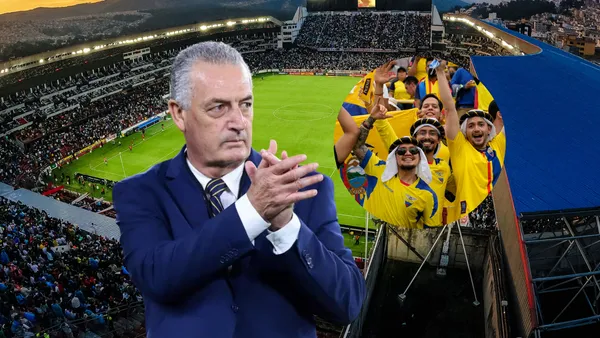 Gustavo Alfaro, Hinchas Ecuador. Foto tomada de: El Universo/La Tri