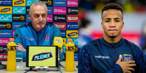 Gustavo Alfaro tomó una decisión en el partido entre Ecuador e Irak