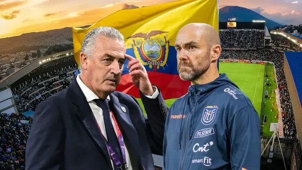 Gustavo Alfaro y Félix Sánchez entrenadores de Ecuador