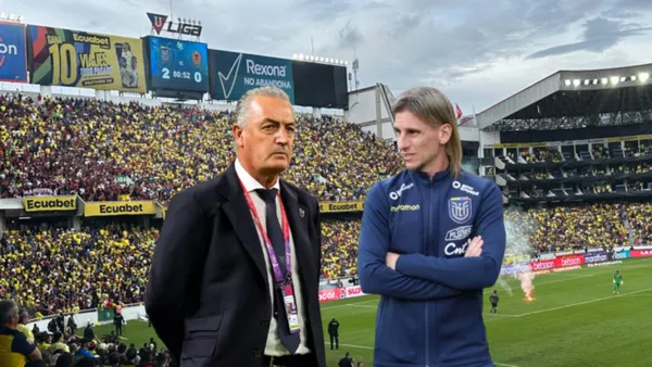 Gustavo Alfaro y Sebastián Beccacece / Foto de: El Futbolero Ecuador