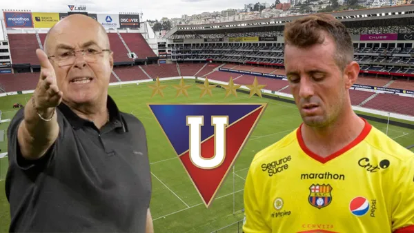 Habló de los albos l Foto tomada de: Primicias/Barcelona SC/Wikipedia/El Universo