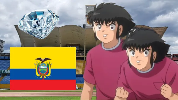 Hermanos Korioto en el Estadio Olímpico Atahualpa (Foto tomada de: Primicias/Fandom/Wikipedia/Mundo Deportivo)