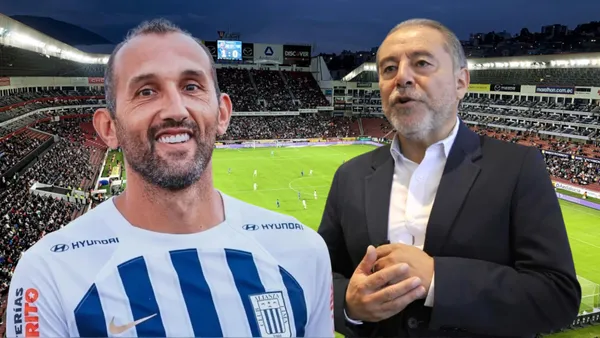 Hernán Barcos e Isaac Álvarez (Foto tomada de: Primicias/Alianza Lima)