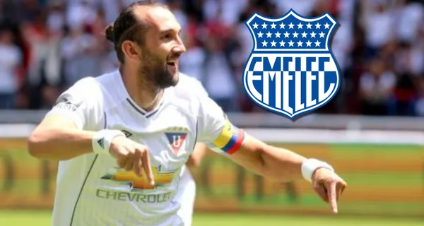 Hernán Barcos fue contactado por Emelec y no tendría problemas en ponerse su camiseta