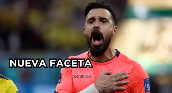 Hernán Galíndez en la portería de Selección Ecuatoriana.