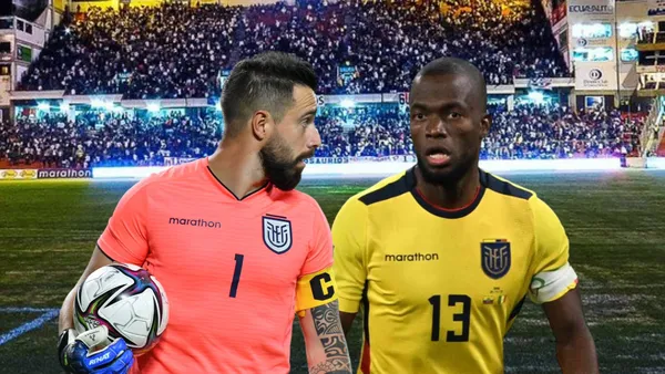 Hernan Galíndez, Enner Valencia. Foto tomada de: API/La Tri/El Universo