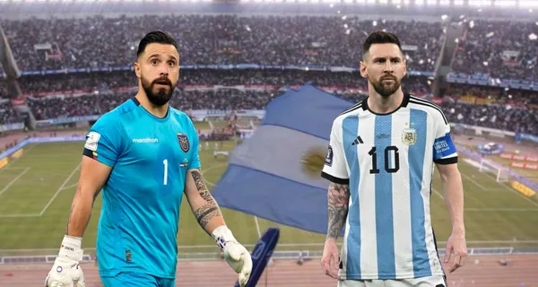 Hernán Galíndez se quedó con un remate difícil de Lionel Messi