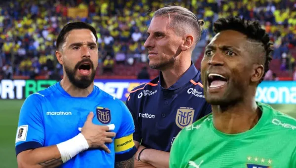 Hernán Galíndez, Sebastián Beccacece y Alexander Domínguez