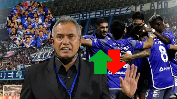 Hernán Torres despidiéndose, jugadores de Emelec, hinchas. Foto tomada de: Emelec/API