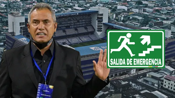 Hernán Torres en el Estadio Capwell (Foto tomada de: Wikipedia/AFP/Extintor)