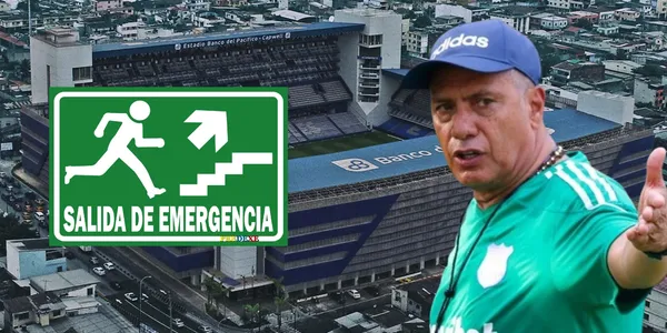 Hernán Torres en el Estadio Capwell (Foto tomada de: Wikipedia/Emelec/Extintor)