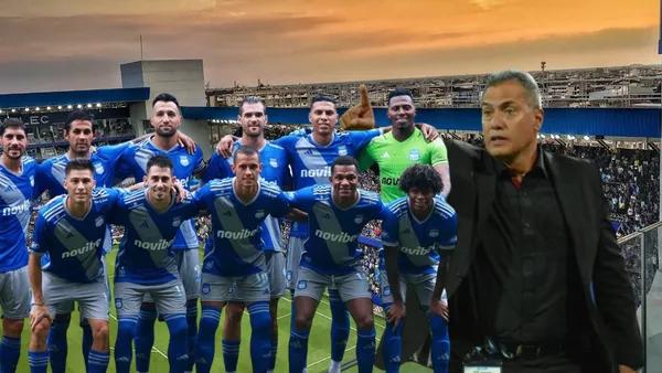 Hernán Torres y el 11 estelar de Emelec