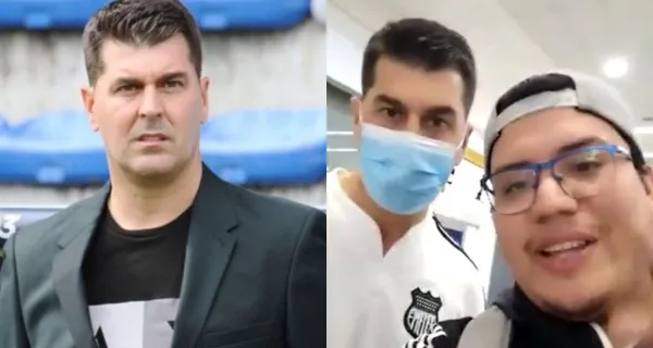 Hincha de Emelec se fue contra Ismael Rescalvo diciéndole que está cerca de irse del plantel. Ahora le ha dado un nuevo mensaje