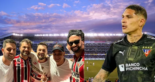 Hinchas de Sao Paulo no tienen miedo de Paolo Guerrero