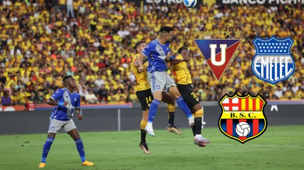 Imágenes del encuentro Barcelona SC vs Emelec. FOTO: Extra