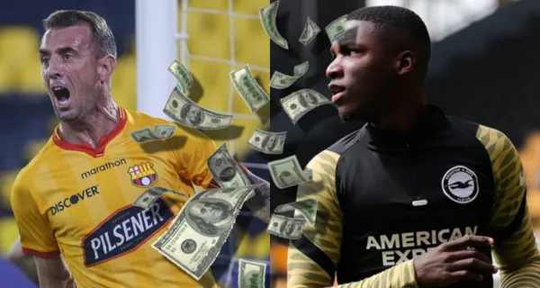 Insólito, revelaron el salario de Moisés Caicedo en Brighton y es menor al de Damián Díaz en Barcelona SC