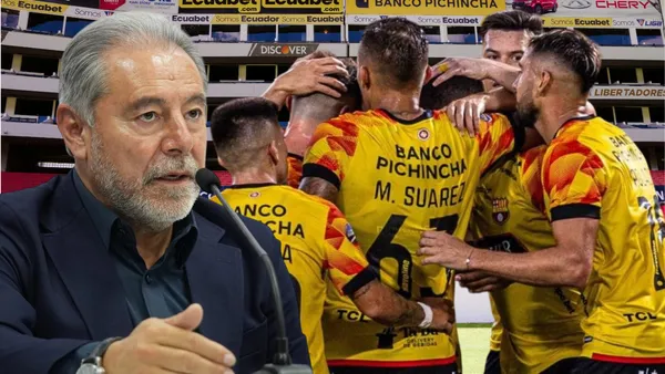 Isaac Álvarez e Isaac Álvarez (Foto tomada de: Liga de Quito/API)