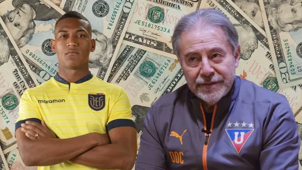 Isaac Álvarez y Carlos Gruezo (Foto tomada de: La Tri/Liga de Quito/Forbes)