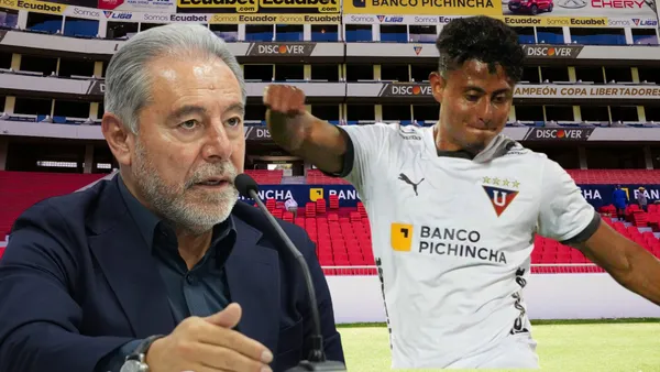 Isaac Álvarez y Daykol Romero (Foto tomada de: Liga de Quito/API)