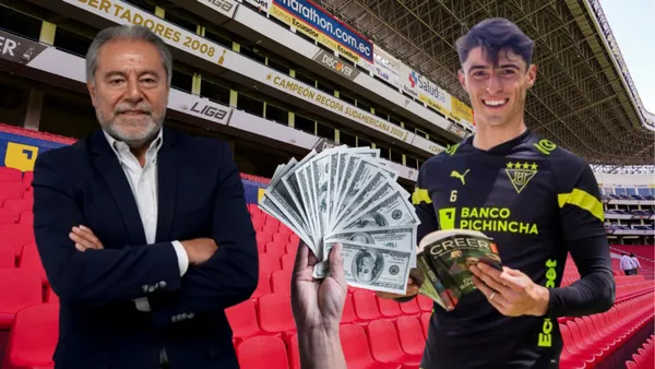 Isaac Álvarez y Facundo Rodríguez (Foto tomada de: Liga de Quito/Primicias/Metro)