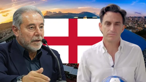 Isaac Álvarez y Michel Deller (Foto tomada de: Liga de Quito/Wikipedia)