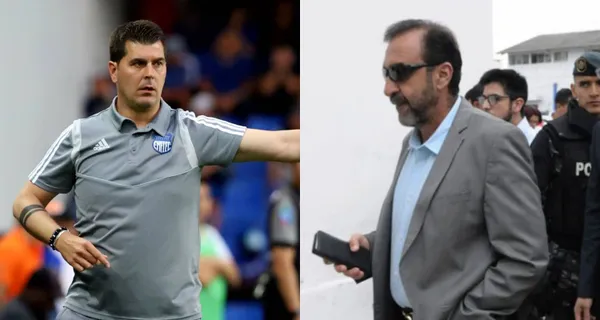 Ismael Rescalvo tuvo una discusión con un directivo de Emelec