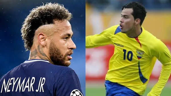 Iván Kaviedes-Neymar / Foto: Olé