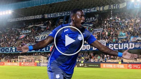 Jaime Ayoví enojado corriendo. Foto tomada de: Emelec