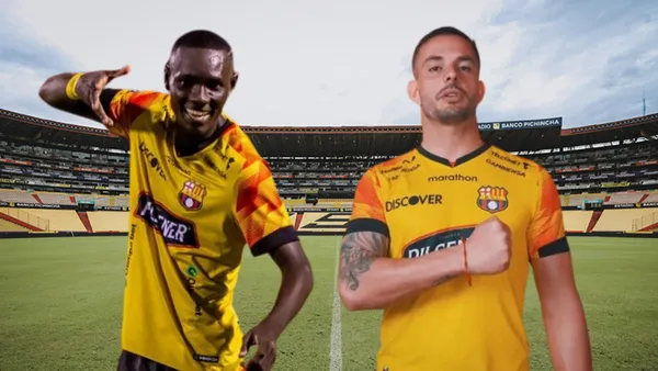 Janner Corozo y Octavio Rivero (Foto tomada de: Alcaldía de Guayaquil/Janner Corozo/Barcelona SC)