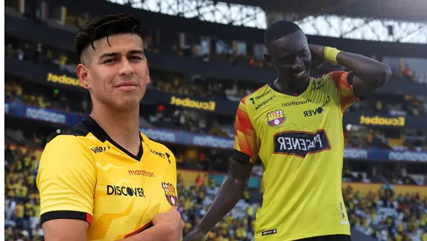 Janner Corozo y Xavier Arreaga (Foto tomada de: Barcelona SC/API)