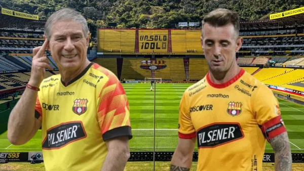 Javier Burrai y Damián Díaz (Foto tomada de: Estadio Monumental/API/AC Planeta Fuego)