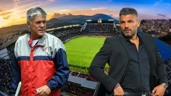 Javier Gandolfi y Marcelo Zuleta (Foto tomada de: Liga de Quito/API)