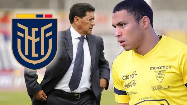 Jefferson Montero durante su etapa en la Selección de Ecuador y Sixto Vizuete (Fuente: El Universo)