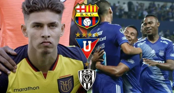 Jeremy Sarmiento confesó que sigue a Emelec en Ecuador, porque tiene tíos que son hinchas del club y lo llevaban sin embargo otro es el más grande para él