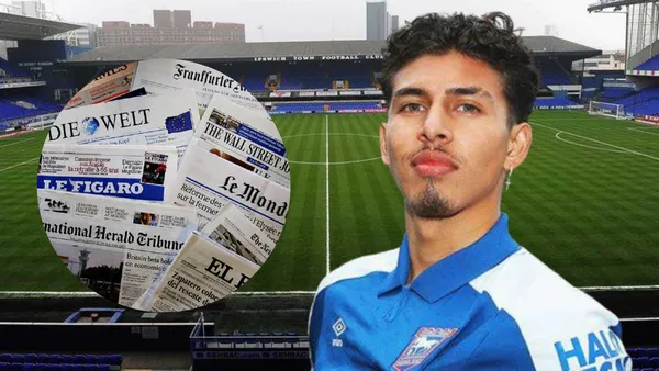Jeremy Sarmiento en el Estadio Portman Road (Foto tomada de: Ipswich Town/La Repúblicas)