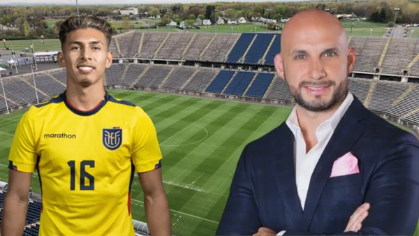 Jeremy Sarmiento y Arturo Magallanes (Foto tomada de: Antorcha Deportiva/FEF/Arturo Magallanes)