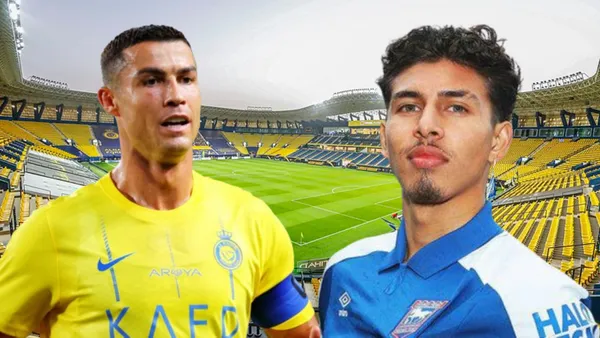 Jeremy Sarmiento y Cristiano Ronaldo (Foto tomada de: Transfermarkt/Wikipedia/Ipswich Town)