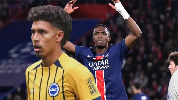 Jeremy Sarmiento y Willian Pacho