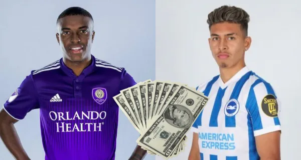 Jhegson Méndez es uno de los jugadores mejor pagados del Orlando City, mientras que Jeremy Sarmiento percibe uno de los salarios más bajos del Brighton