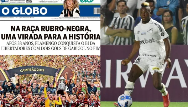 Jhojan Julio debutó con el Santos de Brasil en su debut y la prensa brasileña reaccionó al nivel del jugador