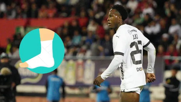 Jhojan Julio lesionado / Foto de: El Futbolero Ecuador