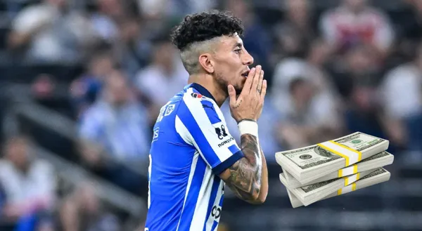 Joao Rojas con los colores del Monterrey.