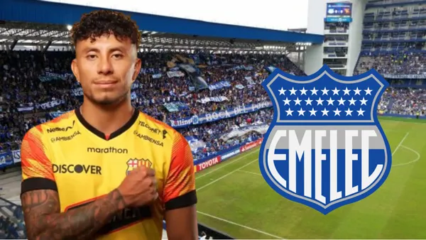 Joao Rojas en el Estadio George Capwell (Foto tomada de: Emelec/Barcelona SC/Wikipedia)