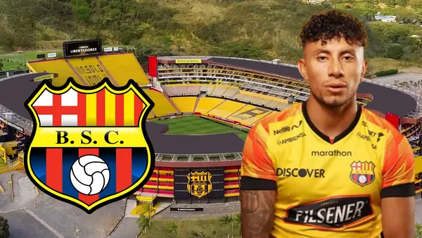 Joao Rojas en el Estadio Monumental (Foto tomada de: Barcelona SC/