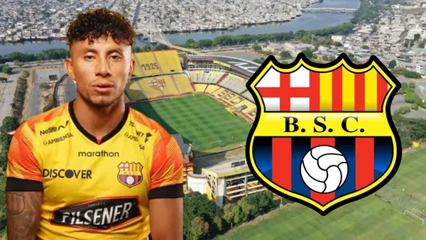 Joao Rojas en el Estadio Monumental (Foto tomada de: Expreso/Barcelona SC/Wikipedia)