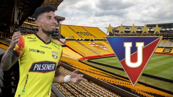 Joao Rojas en el Estadio Monumental (Foto tomada de: Primicias/API/Wikipedia)