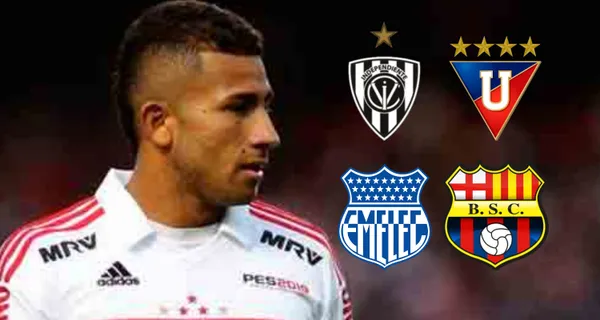 Joao Rojas fue notificado que no continuará en Sao Paulo y desde Guayaquil anuncian que es hora de volver a Ecuador. Pero su salario en Brasil superó los USD 50 mil
