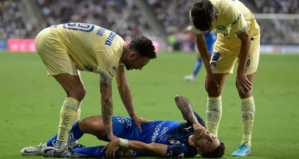 Joao Rojas sufrió una lesión en el cotejo de Rayados de Monterrey contra Club América y dieron un veredicto inicial