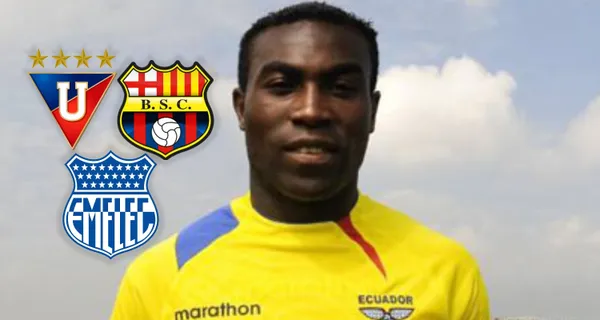 Joffre Guerrón saltó nuevamente a las canchas y se puso la camiseta de un equipo grande de Ecuador para sorpresa de todos